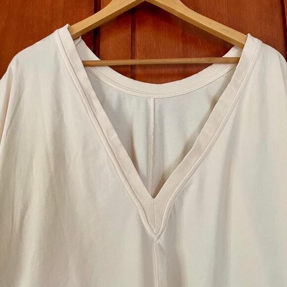 Free People Movement Hot Shot Tee Romper Clay Cream Size Medium - Picture 10 of 13